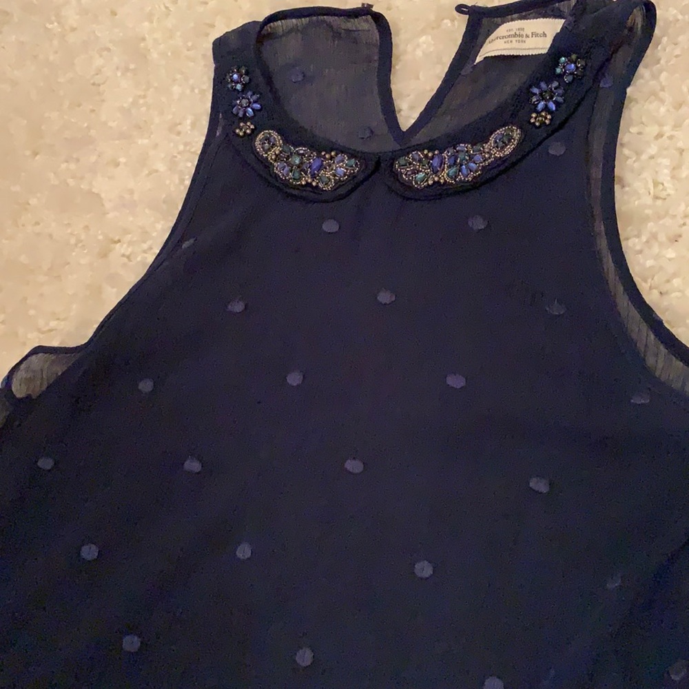 Abercrombie & Fitch blue blouse